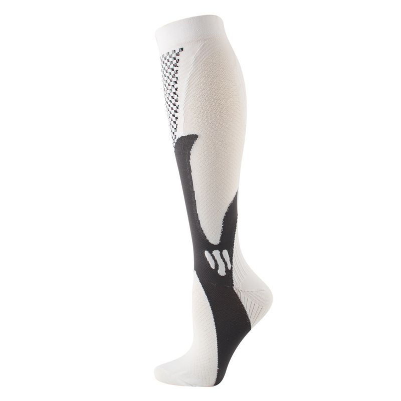 Compressionsocks运动压力袜弹力袜骑行压缩袜户外运动魔术足球袜|undefined