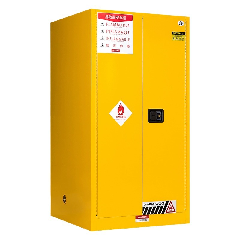 Gabinete industrial a prueba de explosiones Gabinete de almacenamiento de productos químicos peligrosos de laboratorio Gabinete de seguridad de doble cerradura para productos químicos Caja a prueba de fuego y a prueba de explosiones