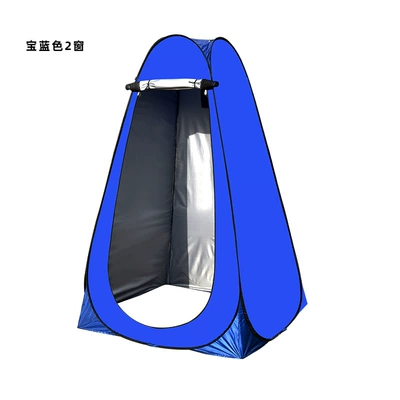 Avtomobil dam çadırları — Quick-Open Bathing and Changing Toilet - royal-blue-14m-windows