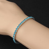 Bracelet, universal elastic strap, diamond encrusted, European style