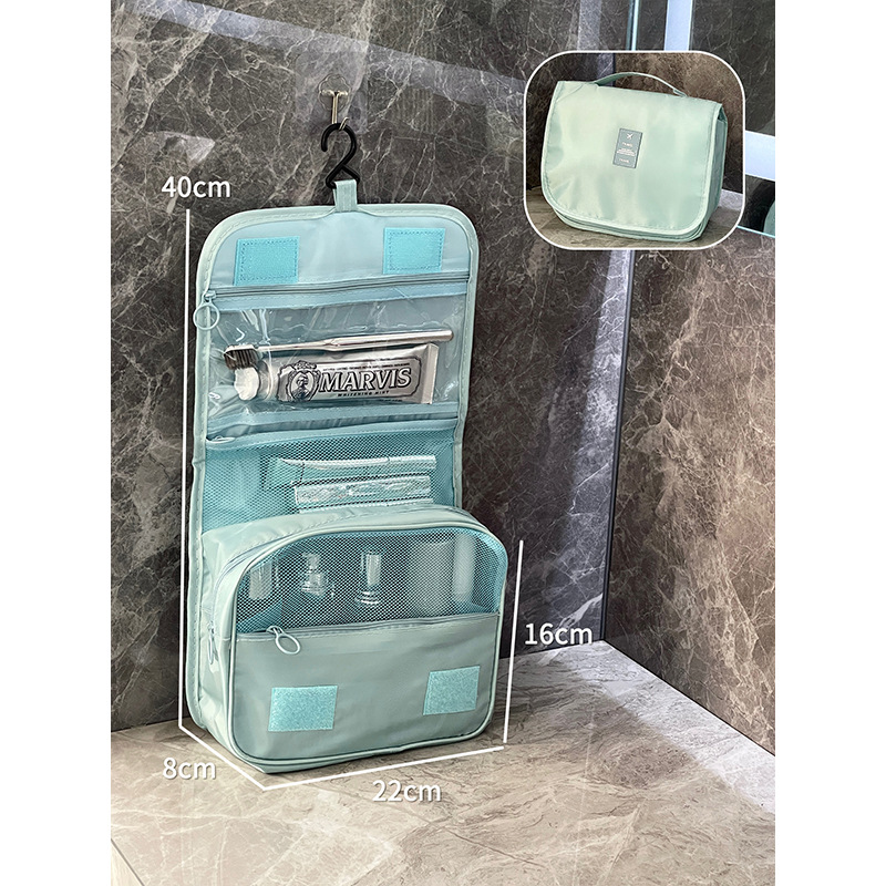 2024 nueva bolsa de maquillaje portátil de gran capacidad para mujeres bolsas de almacenamiento plegables para productos de cuidado de la piel de viaje bolsas de lavado bolsas de almacenamiento