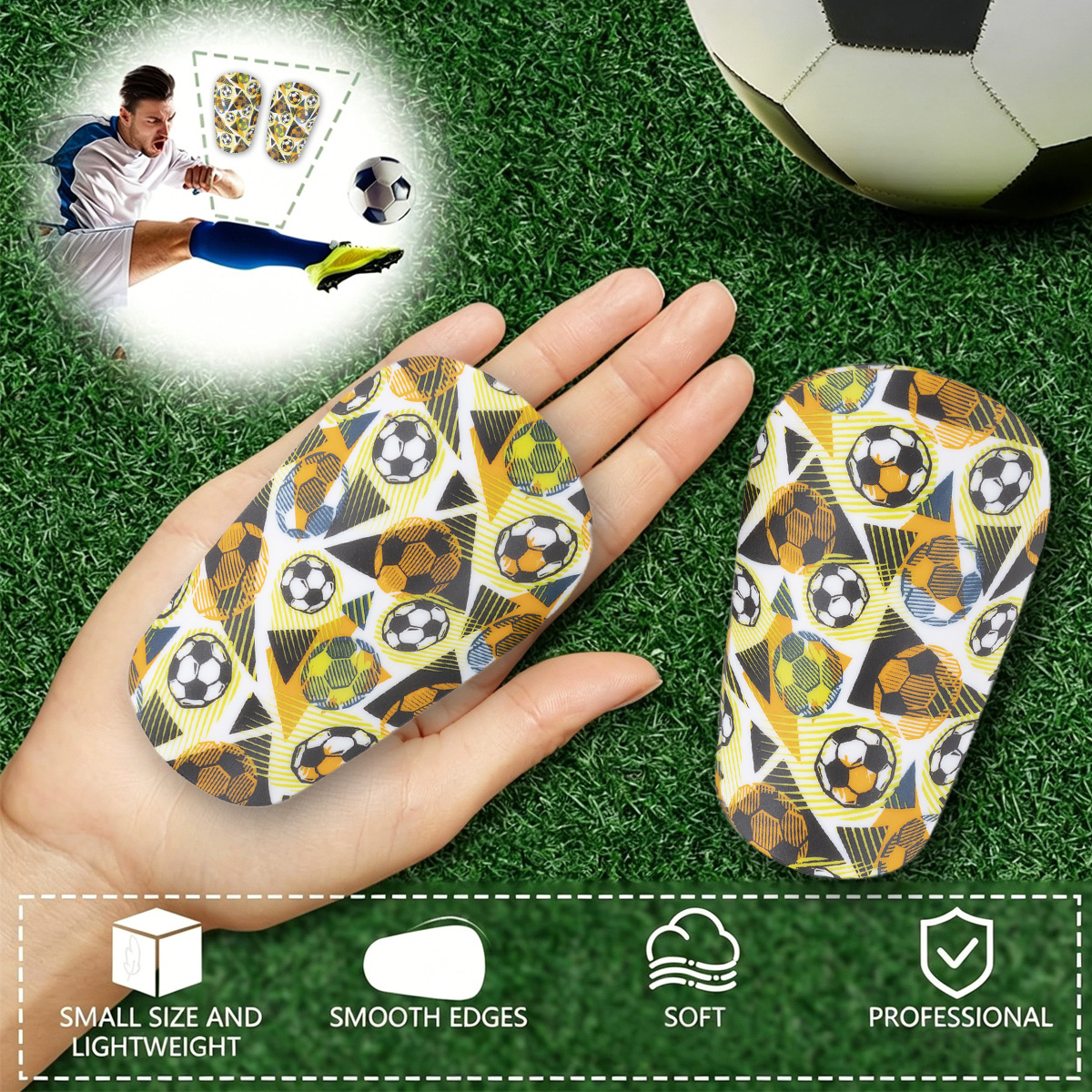 Football Shin Guard Children's and Adult Sports Protection Insert