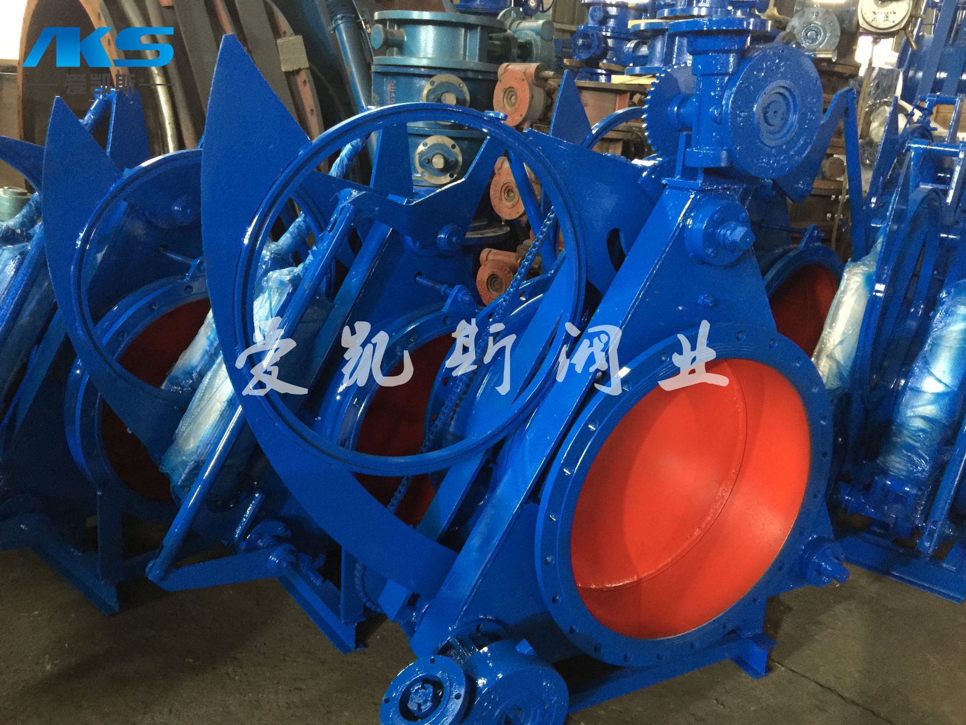 气动推杆式眼镜阀F643XC-0.5/1/2.5/6/10碳钢眼镜阀