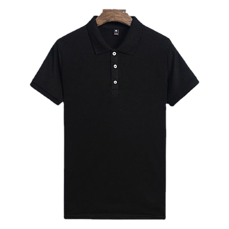 Short-sleeved lapel work clothes custom polo shirt factory clothes custom work clothes advertising shirt embroidered cultural shirt printed logo