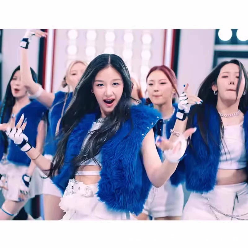 Сценический костюм в стиле Babymonster для выступлений в жанре джаз-данс, модная одежда для сцены.