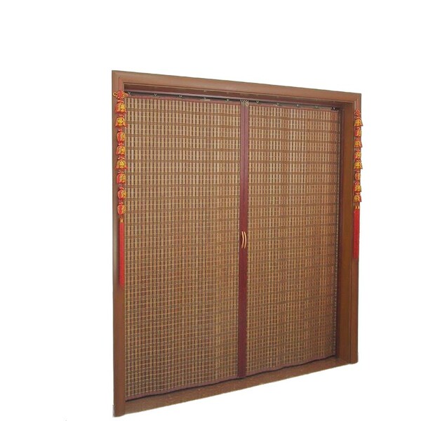Customized bamboo curtain door sliding door partition bamboo door…