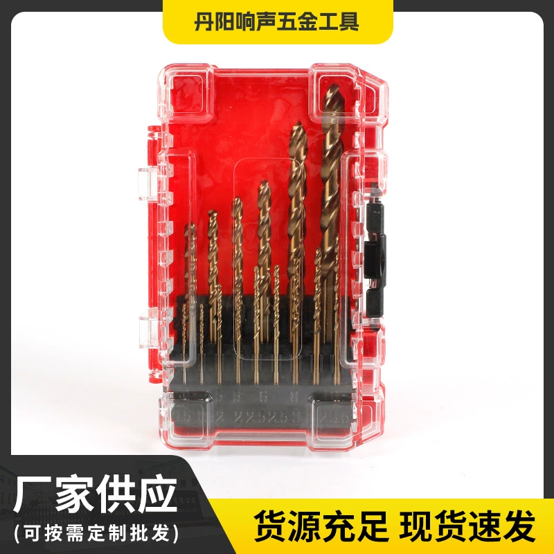 15pc кобальтоносный M2 жареный желтоватый сверлильный бетон цементный смешанный набор для стены перфорированной плитки сверло