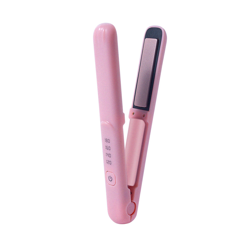 Comercio exterior transfronterizo de carga inalámbrica rizador de pelo rollo recto de doble uso enderezador de pelo portátil al aire libre enderezar férula USB