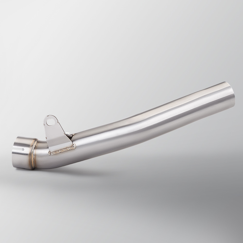 Motorcycle modified ZX10R drum removal middle exhaust pipe connected to the original factory tail section non-destructive installation 2011-2015