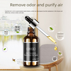 Car air freshener liquid, car fragrance, long-lasting light scent, 100ml, adds essential oil and fragrance beads