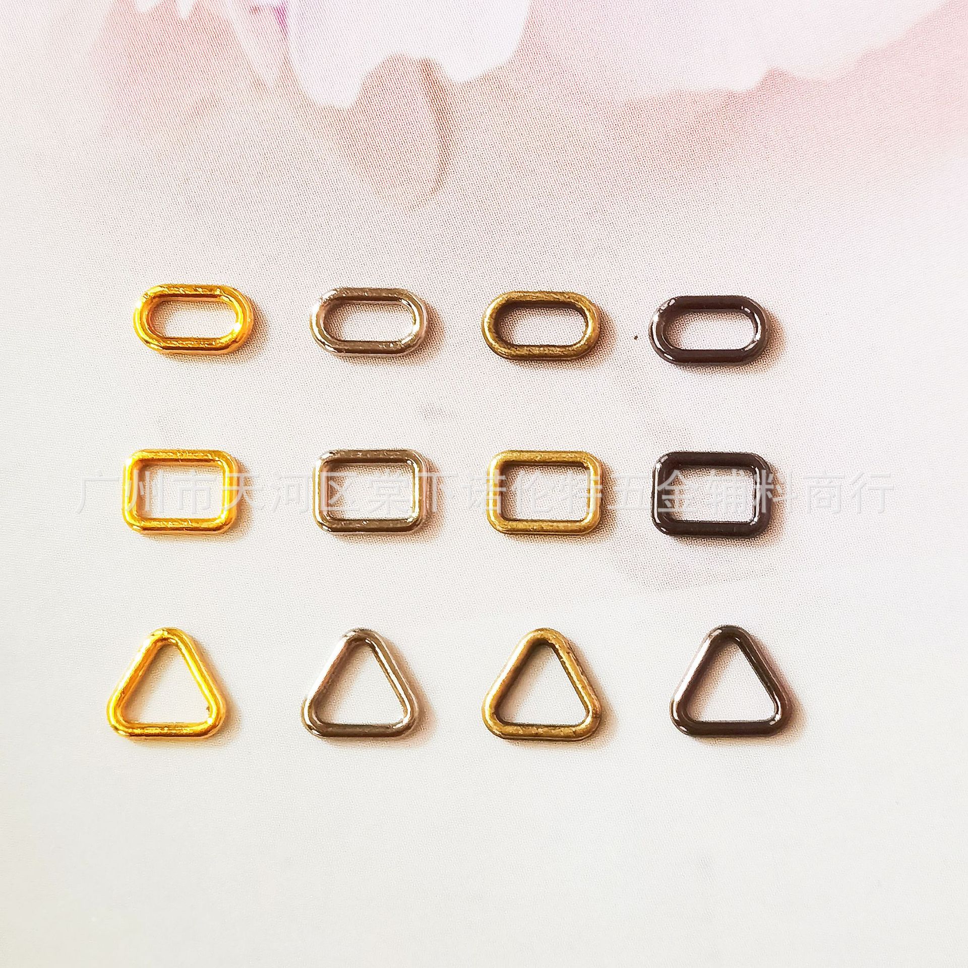 4mm mini bolso de la muñeca accesorios pequeños huevo hebilla cuadrada triángulo hebilla muñeca Ropa Accesorios hebilla bjd equipaje hardware