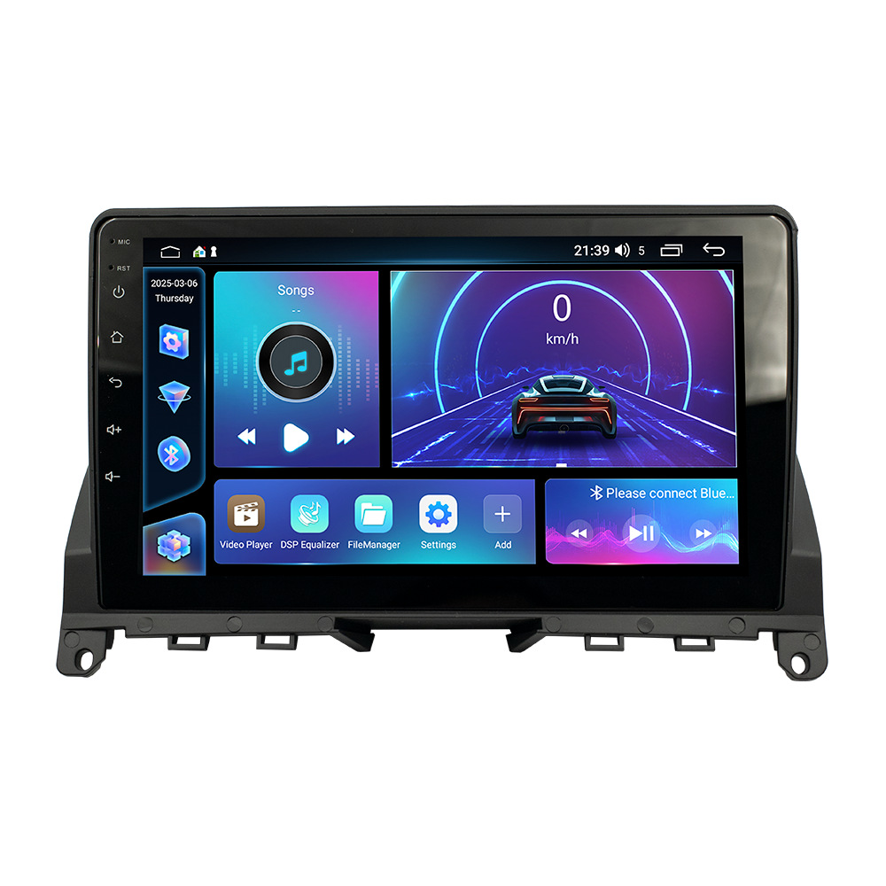 Aplicable a la consola de control central de cuatro núcleos / ocho núcleos de la consola de navegación de automóviles Android de 07 - 10 Mercedes-Benz C