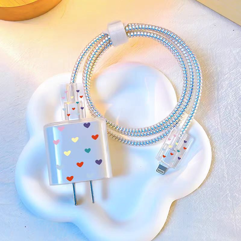 Aplicable a Apple 14 Cable Cover iPhone 13 Cargador Head 12 Promax Winding Cable Cover iPad