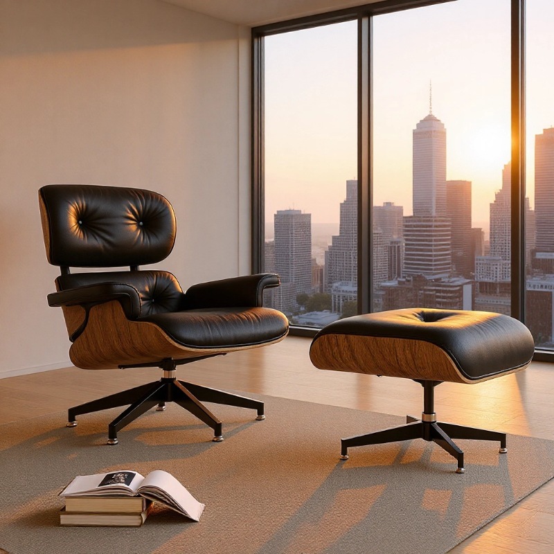 Computer Chair, Office Chair, Eames Executive Chair, Home Luxury Executive Chair, Swivel Chair, Reclining Ergonomic Chair