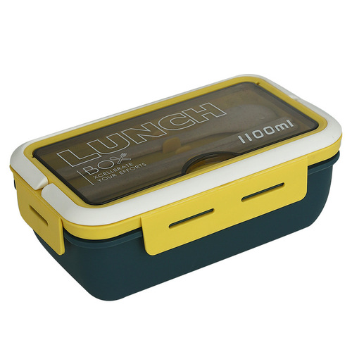 Bento Box Amazon Divided Rice Bowl Portable Student Adult Canteen Box Microwave Lunch Box INS