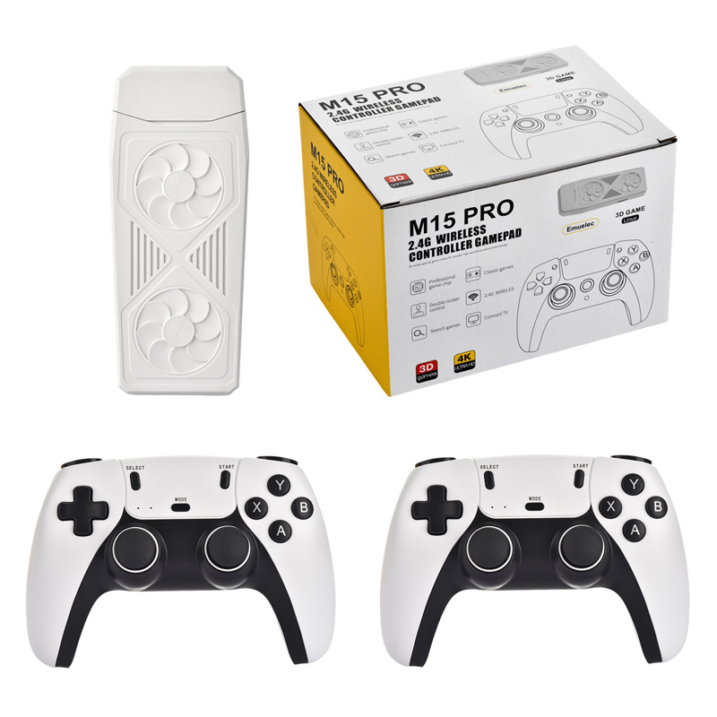 M15 PRO Cross-border HDMI Home TV 4K HD 2.4G Wireless Game Machine U Bao Shake Retro Nostalgic Classic