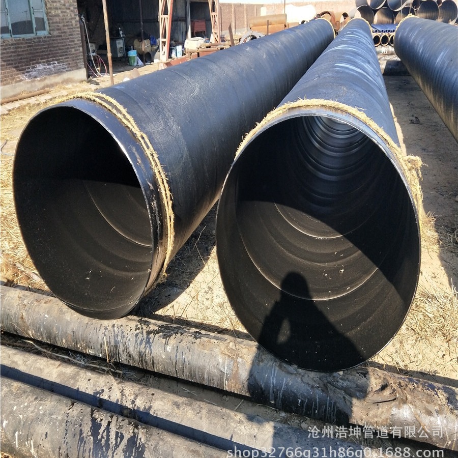 河北螺旋管 厂家直销 三油两布螺旋管 水厂管道钢325螺旋管