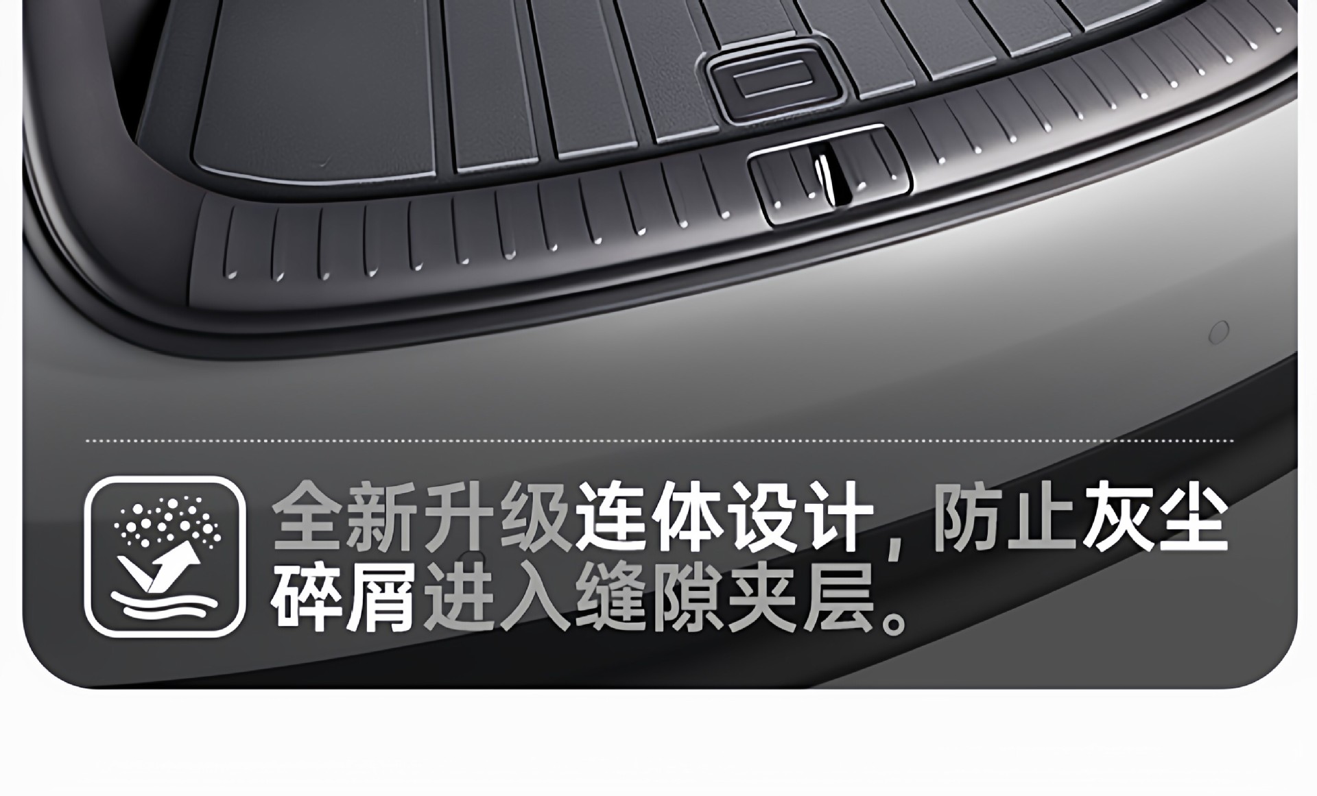 Suitable for Ideal I6/L6/L7/I8/L9/L8 Front and Rear Trunk Mats, Tpe Car-Specific Integrated Trunk Mat