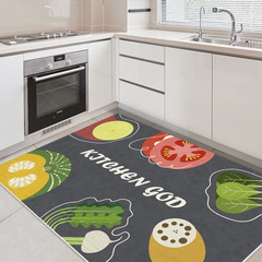 家用廚房地墊防滑防油可擦免洗地毯pvc防水腳墊簡約整鋪耐磨耐髒