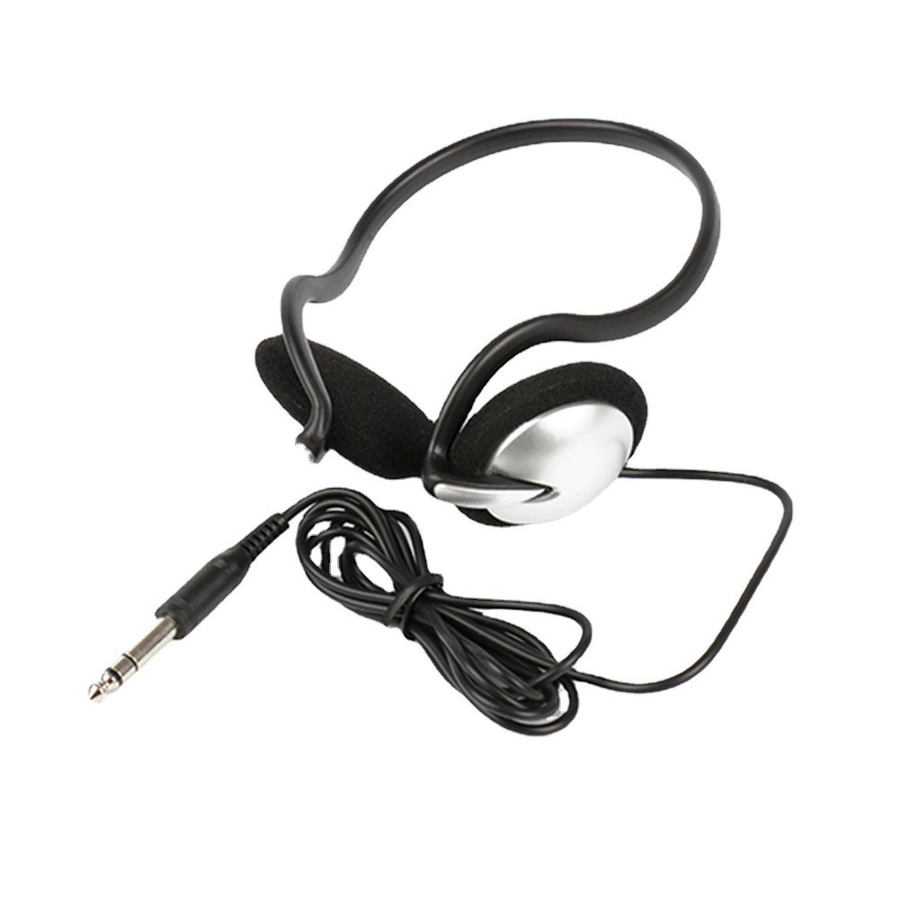 Estudiantes piano electrónico auriculares de guitarra 6.5mm enchufe auriculares de instrumentos 3.5 cableado auriculares al por mayor