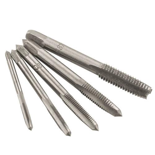 Seven-piece hand tap M3-M12 square handle straight groove set tapping and internal threading tool