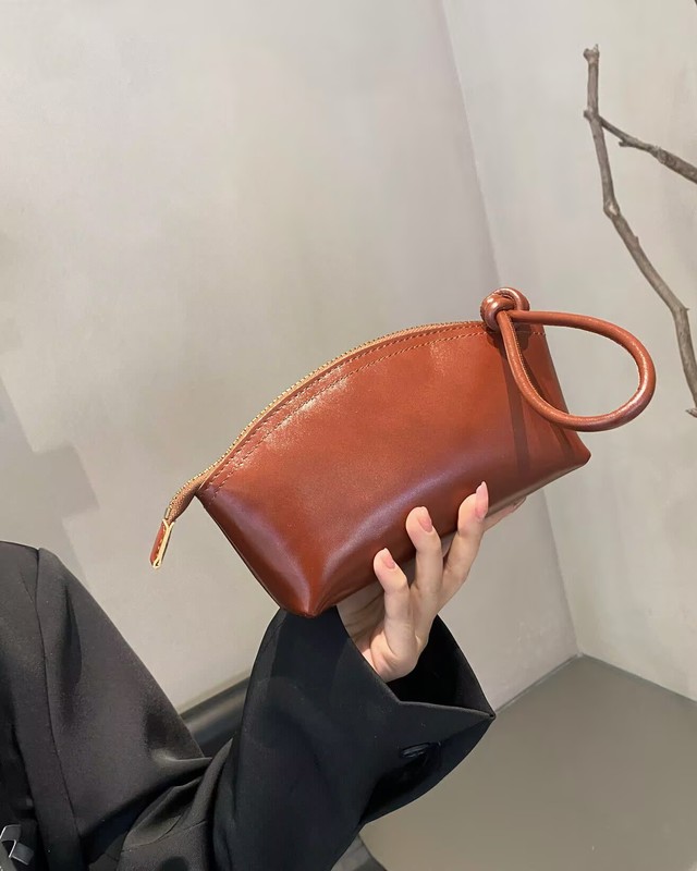 早春新品真皮钱包韩版百搭时尚头层植鞣牛皮手腕手拿钱包小手机包|undefined