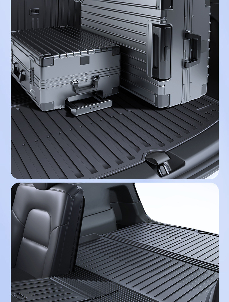 Suitable for the New Version of Tesla Model Y Trunk Mat Tpe Front and Rear Trunk Mat Modified Interior Accessories Wholesale