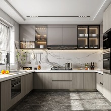 整体厨柜定做木质橱柜门定制出口批发工程橱柜厂家直销