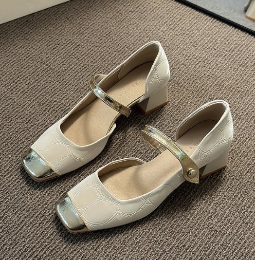 메탈 버클 오프화이트