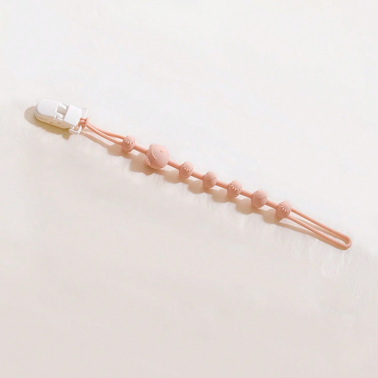 Chupa de goma de dente anti-caída cadena juguete de molar de silicona anti-caída cuerda para bebé pacificador chupa de cadena clips cadena de silicona