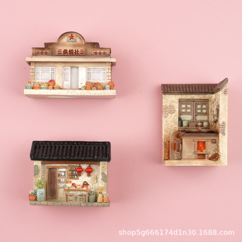 Refrigerator Magnet Creative Cultural and Creative Supply and Marketing Cooperative Wafang Tourism Commemorative Gift Creative Design Ornament Refrigerator Magnet Decoration Refrigerator Magnet Creative Cultural and Creative Supply and Marketing Cooperative Wafang Tourism Commemorative Gift Creative Design Ornament Refrigerator Magnet Decoration