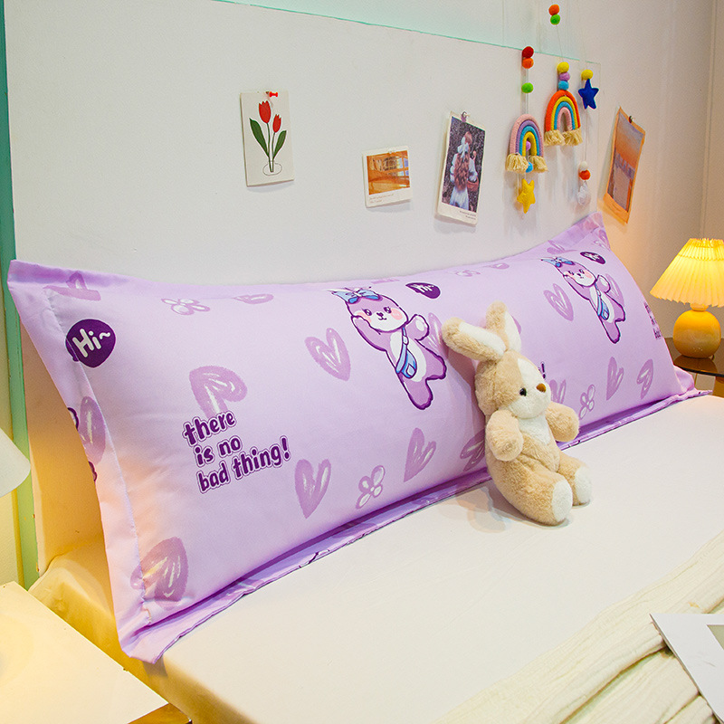 Funda De Almohada doble funda de almohada larga 1 m1.2 M 1,5 m 1,8 m funda de almohada pareja funda de almohada alargada algodón no puro