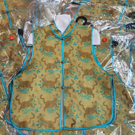 100%桑蚕丝宋锦虎毒五镇盘扣马甲南油秋季新品新中式国风工厂批发