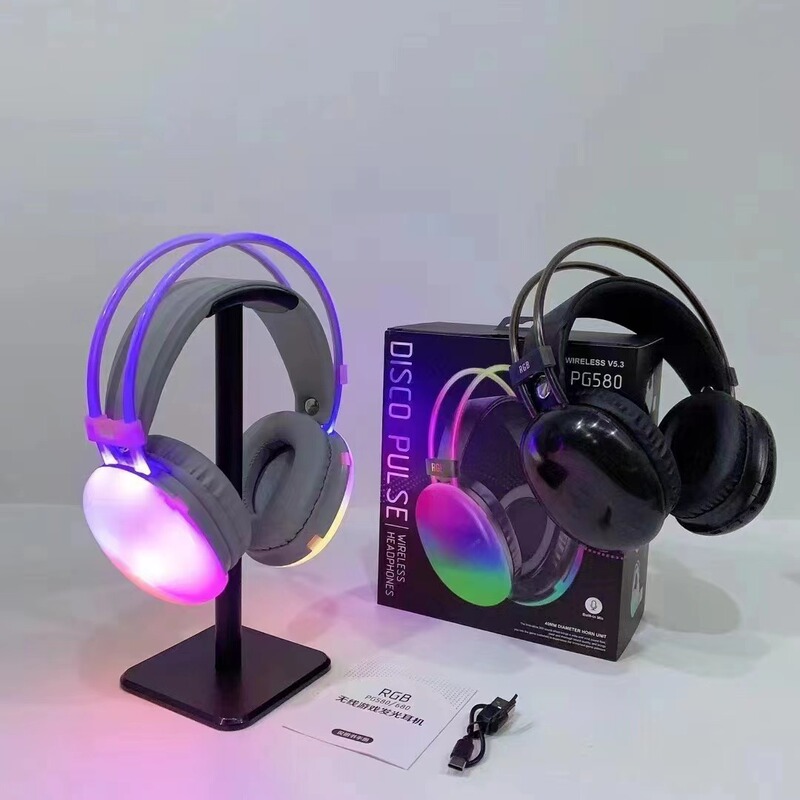Source Factory Cross-Border Pg580 Luminous Bluetooth Headset, Cool New Rgb Head-Mounted Headphones with Colorful Lights Source Factory Cross-Border Pg580 Luminous Bluetooth Headset, Cool New Rgb Head-Mounted Headphones with Colorful Lights