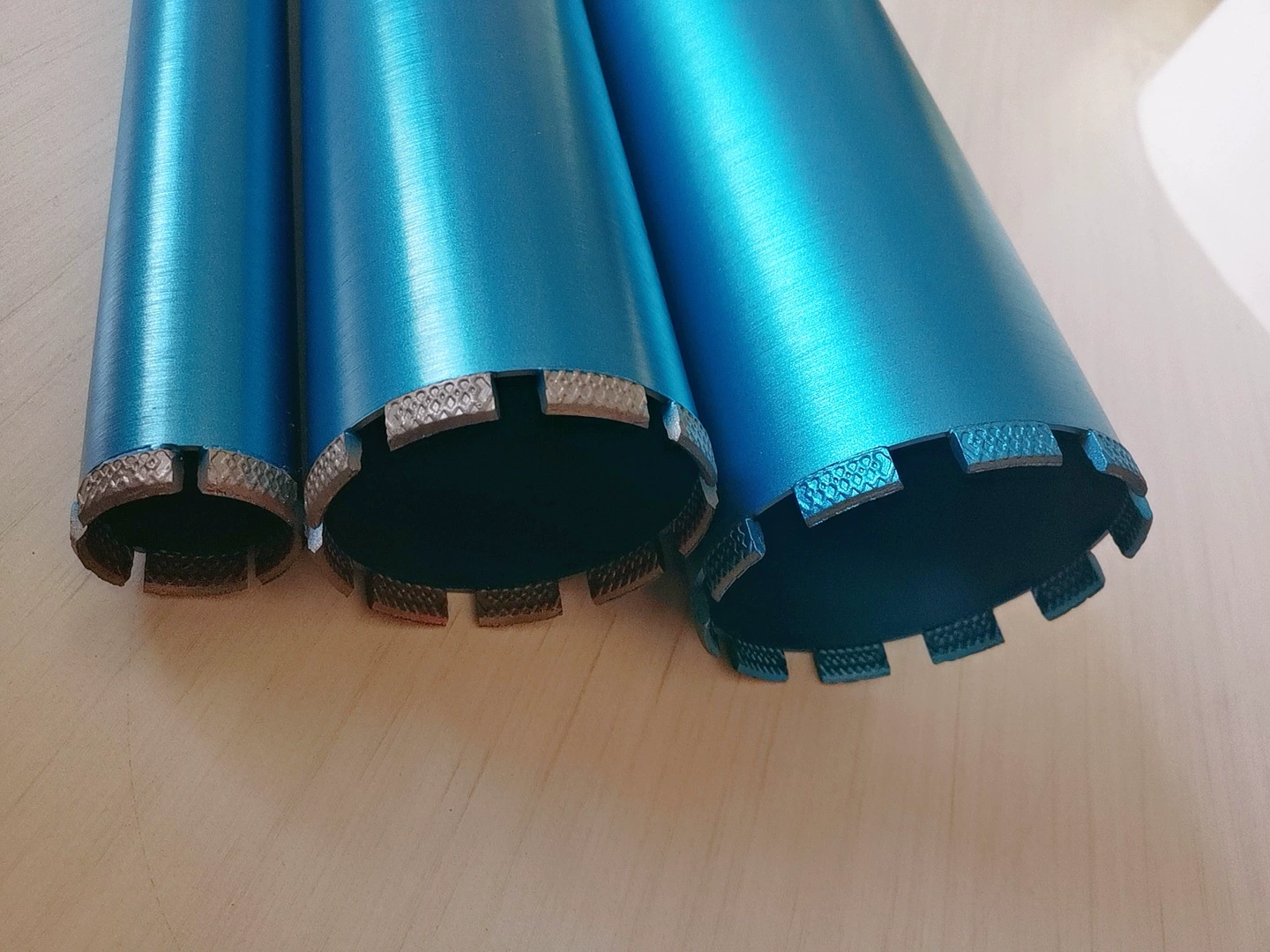 Laser‑welded diamond core drill bits, reinforced concrete & thin wall, Ø25–200 mm