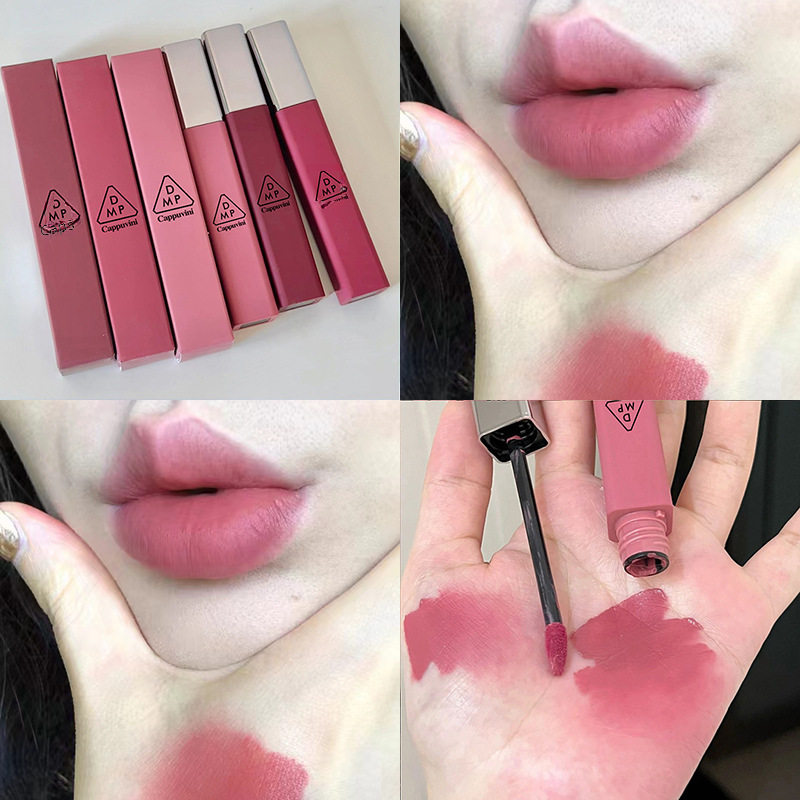 Cappuvini cloud lip glaze lip mud Matte Velvet White domestic goods Shantou makeup lip gloss student cheap