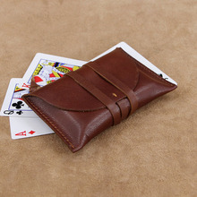 工厂直销PU皮革扑克牌收纳包 简约便携式塔罗牌游戏卡牌皮套