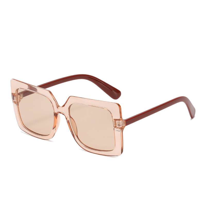 Nuevo marco grande de Internet celebridad gafas de sol retro Pequeño Libro Rojo liso anti-azul claro marco negro gafas lisas fabricante