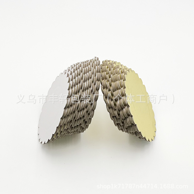 Fábrica directa mini oro mousse pastel almohadilla espesa cartón pastel soporte de papel para el comercio exterior