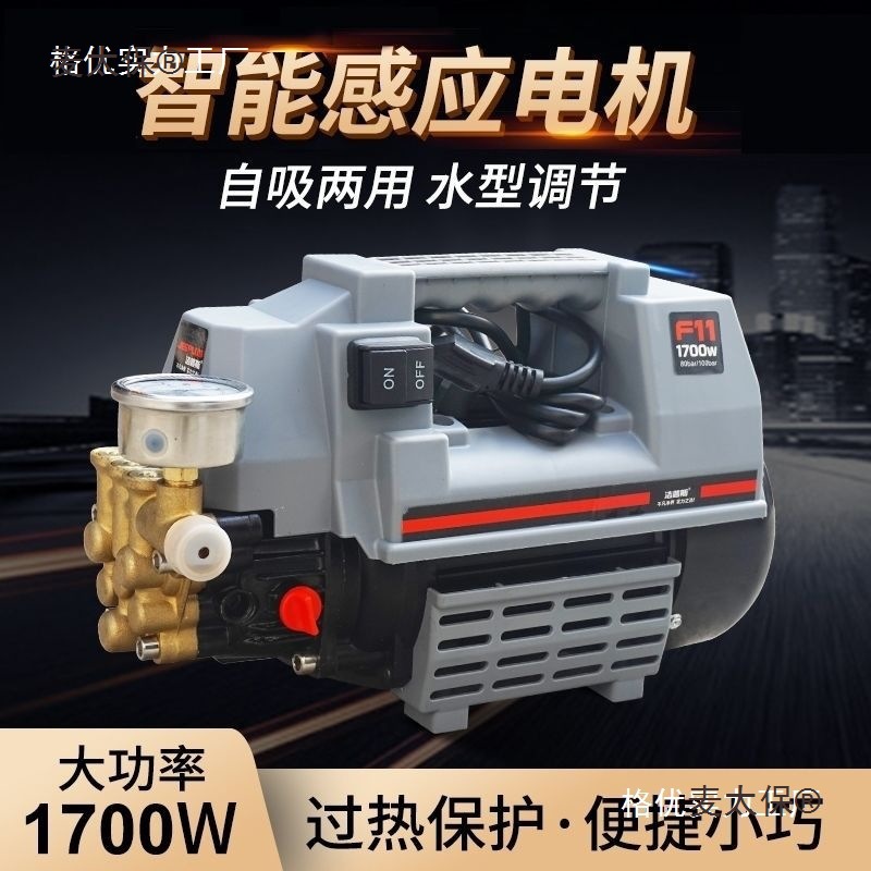 洁普斯洗车机高压水泵便携式水抢220v家用全自动清洗机F11麦太保