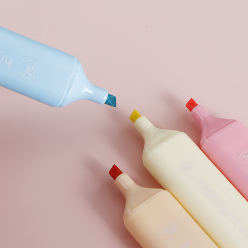 Garra de gato forma protección de los ojos resaltador dibujos animados lindo Super lindo de alto aspecto creativo exquisito macaron color resaltador