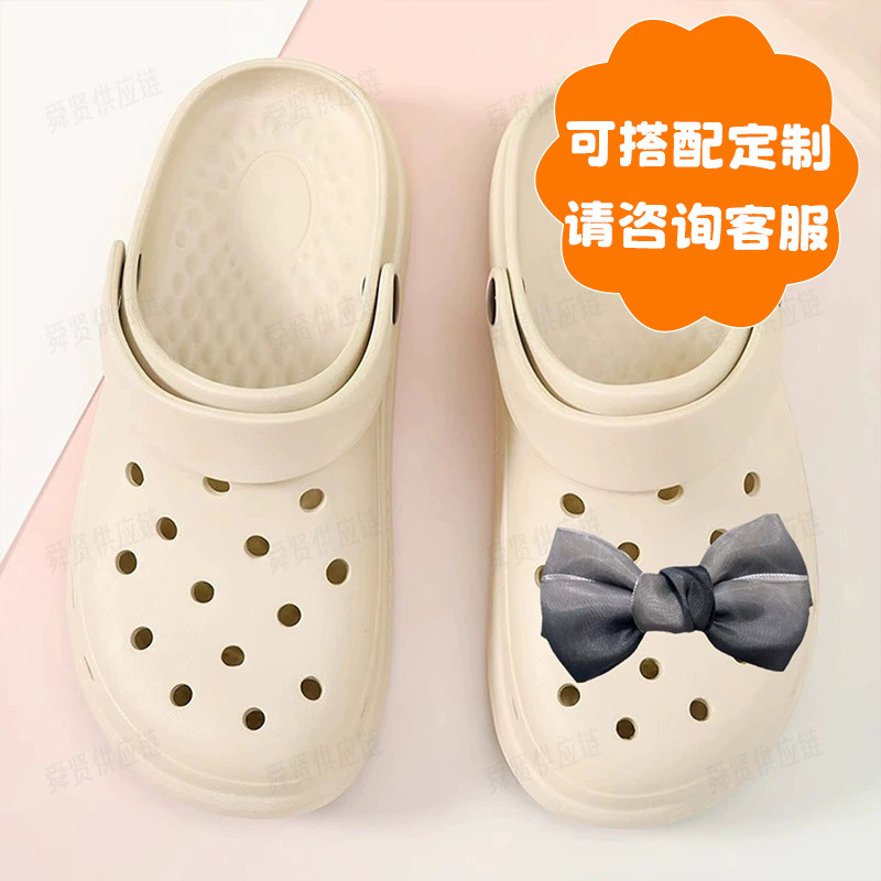 Hebilla de zapato desmontable, cinta de seda brillante hecha a mano, lazo de terciopelo para decoración de zapatos, decoración para zapatos de tacón alto, accesorios para zapatos, decoración transfronteriza