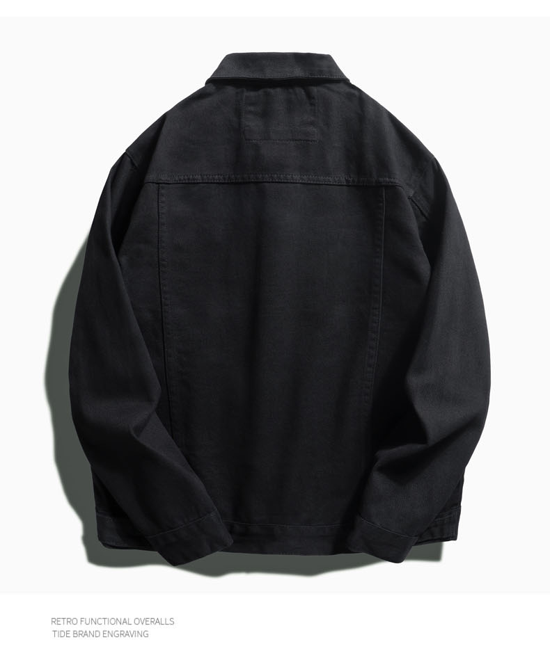 Moderne Herren Jeansjacke Im High Street Style Für Den Herbst_voghion.com