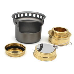 Outdoor camping alcohol stove solid alcohol block vaporized liquid alcohol stove mini windproof alcohol stove