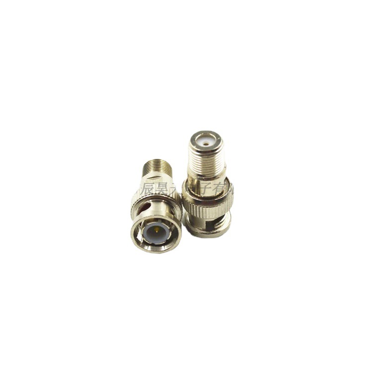 Fábrica directa BNC conector BNC gira F hembra británico hilo F hembra cobre F cabeza de conector de video de monitoreo de seguridad image 3