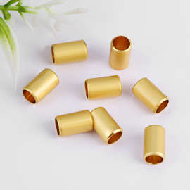 古法金保色直通桶珠隔珠 沙金转运珠DIY手链项链串珠饰品配件批发