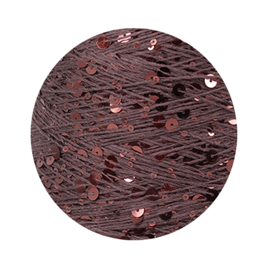 50g algodón lentejuelas hilo 3mm + 6mm peinado tamaño de lujo lentejuelas mano hilo tejer precio al por mayor