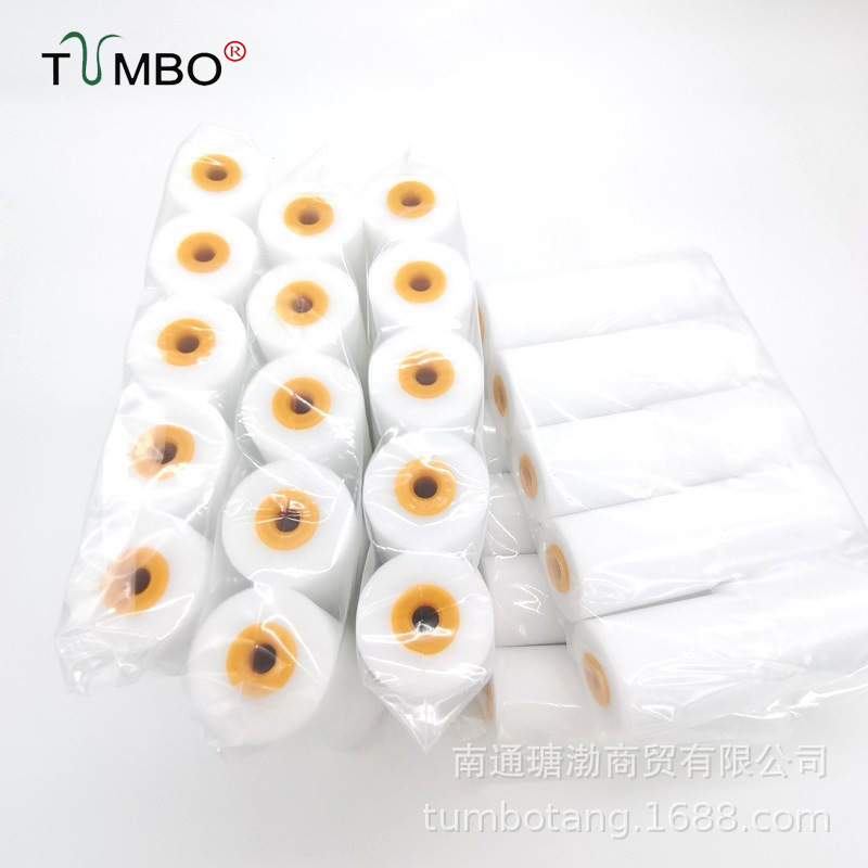 工厂直销2/3/4/6/9寸海绵滚刷涂刷工具补漆高密度无死角专用整箱