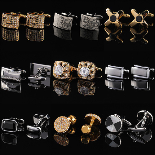 (Gift box) Men's suit French cufflinks cufflinks CUFFLINKS cuff studs shirt buttons cuff buttons for women