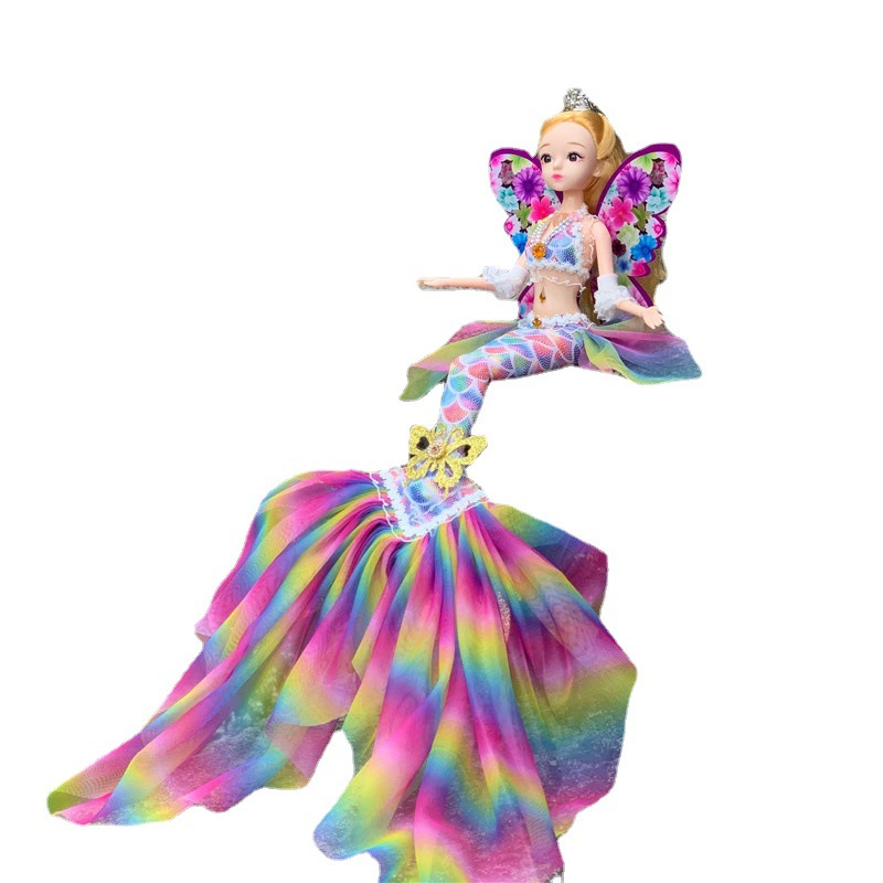 Музыкальная кукла для нарядной игры, игрушка, русалка, подарок на день рождения